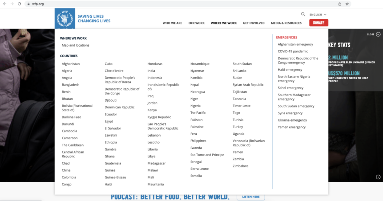 世界粮食计划署桌面网站
